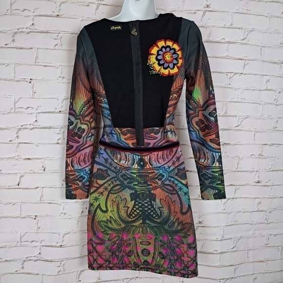 Desigual Tenfort Ponte  Bohemian Dress Womens‎ - Picture 3 of 10